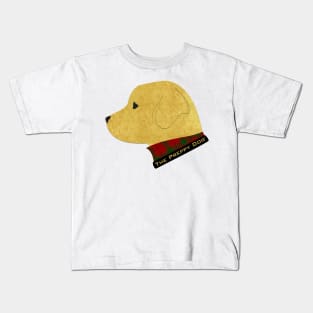 Preppy Golden Retriever - Tartan Plaid Kids T-Shirt